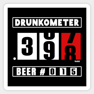 Drunkometer (Canada & USA definition) Sticker